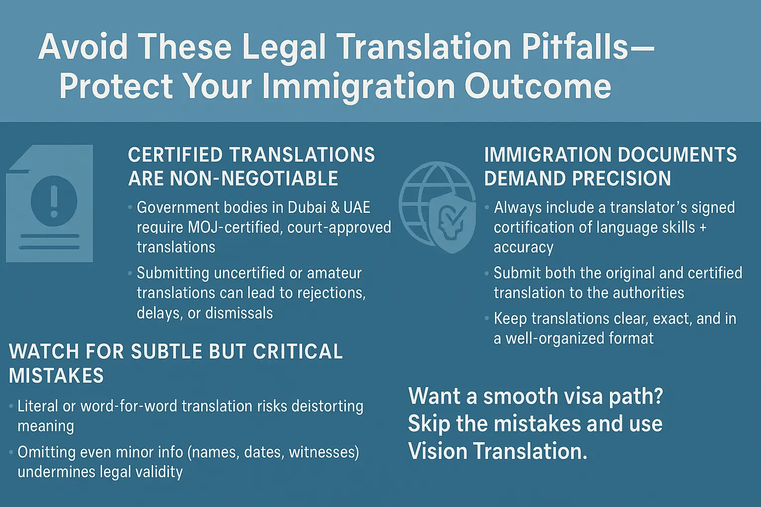 Legal Translation Mistakes That Could Ruin Your Immigration Dreams