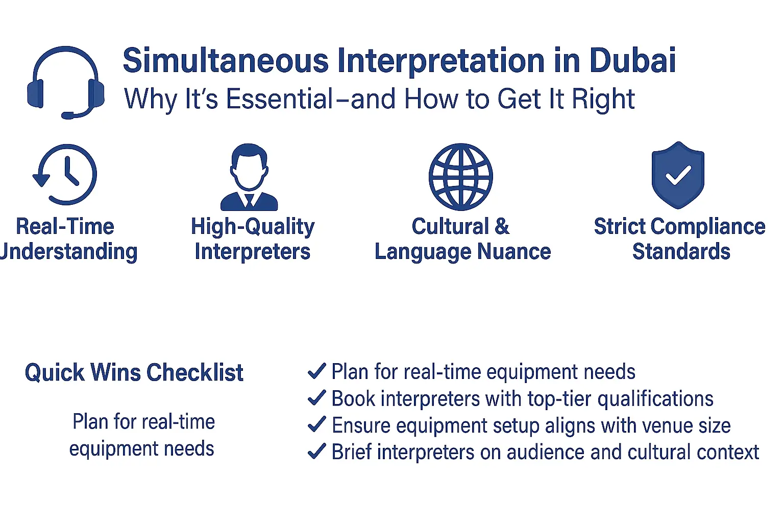 Simultaneous Interpretation in Dubai Why It's Essential for Event Success (and How to Get It Right)